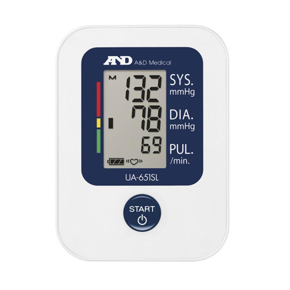 A&D Medical UA-651SL Upper Arm Blood Pressure Monitor With Larger Cuff - White Secondary image