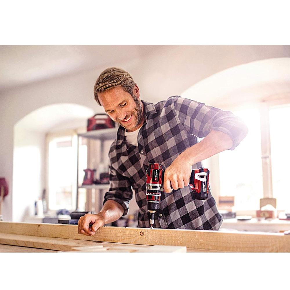 Einhell TE-CD 18/50 Li-i Power X-Change Cordless Impact Drill With Battery And Charger - Red/Black