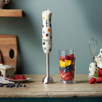 Russell Hobbs Emma Bridgewater 3-In-1 Hand Blender With Hand Whisk And Mini Chopper Attachments 500W - Polka Dot