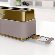 Morphy Richards Signature Opulent 4 Slice Toaster Stainless Steel 1750W - Gold