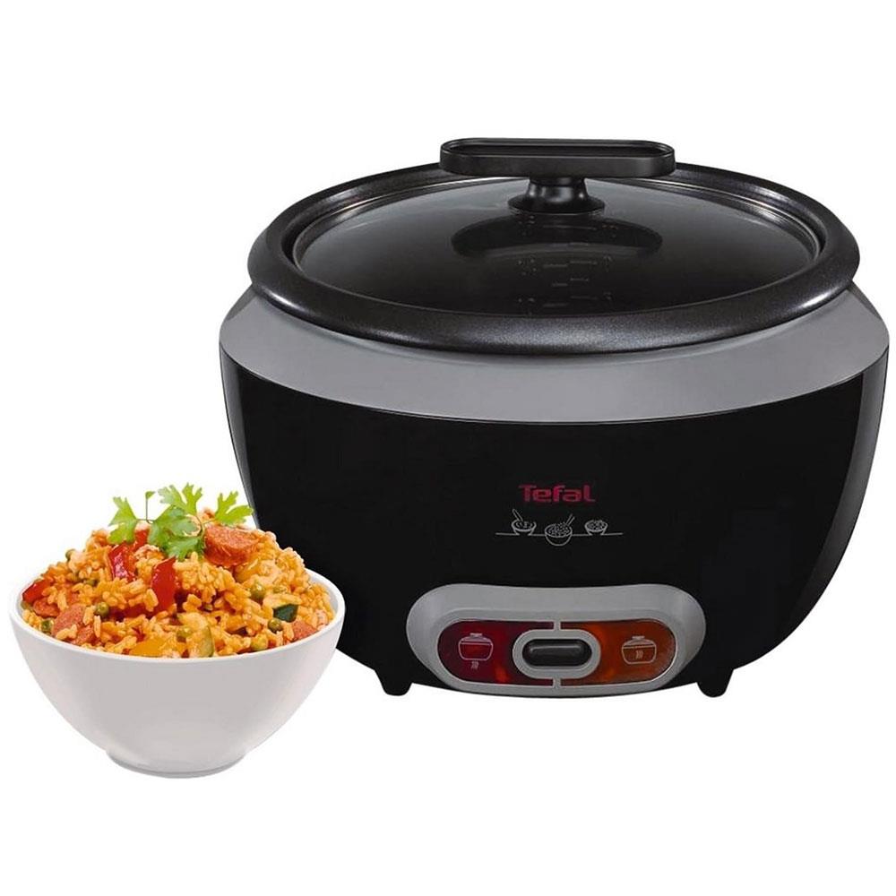 Tefal Cool Touch Rice Cooker 20 Portions 700W 1.8 Litre - Black