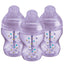 Tommee Tippee Advanced Anti-Colic Baby Bottle 260ml Pack of 3 - Purple