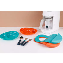 Tommee Tippee Big Kids 1st Cutlery Set Stainless Steel Rounded Edges Chunky Handles 12m+ - Multicolour
