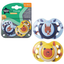Tommee Tippee Fun Style Orthodontic Soothers Pack of 2 - Assorted