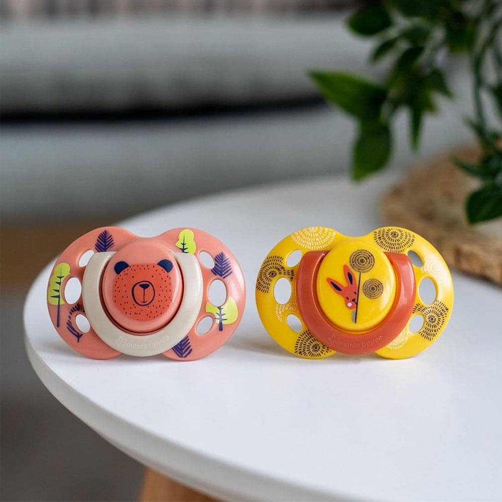Tommee Tippee Fun Style Orthodontic Soothers Pack of 2 - Assorted