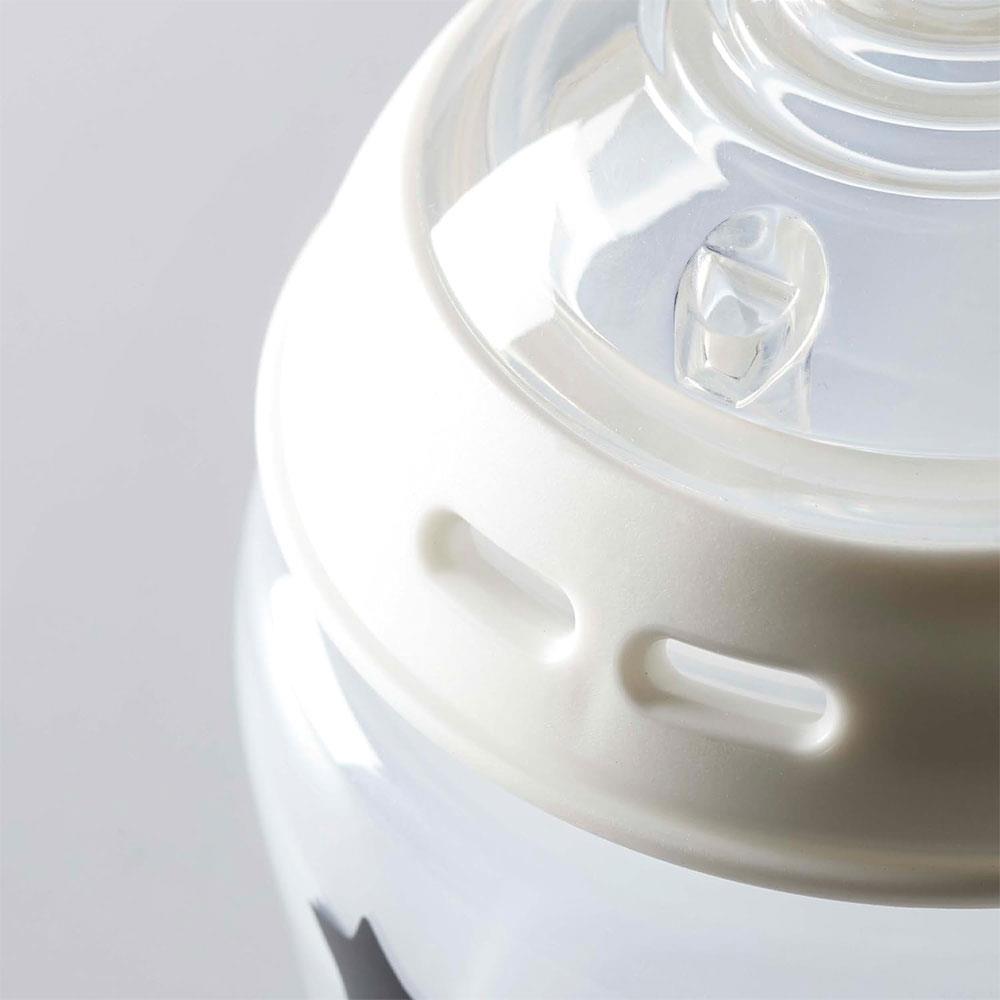 Tommee Tippee Natural Start Anti-Colic Baby Bottle 340ml Pack of 4 - Clear