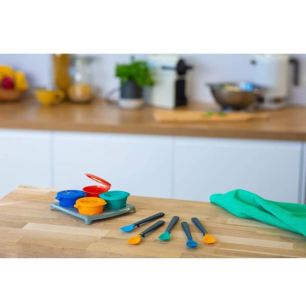 Tommee Tippee Softee Weaning Spoons With Long Anti-Slip Handles 4m Pack of 5 - Multicolour Secondary image