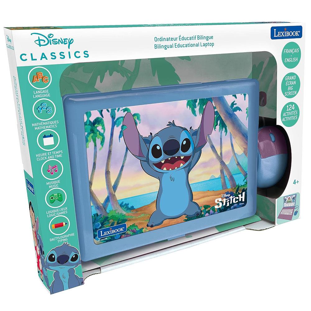 Lexibook Disney Stitch Bilingual Educational Laptop With 120 Activites - Multicolour