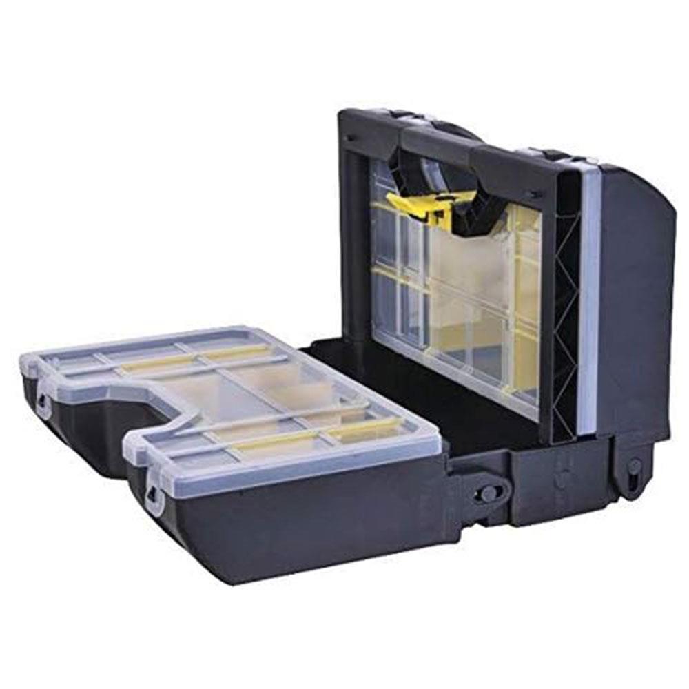 Stanley 3-In-1 Tool Organiser Combines 2 Organisers With Integral Middle Tote - Black/Yellow Secondary image