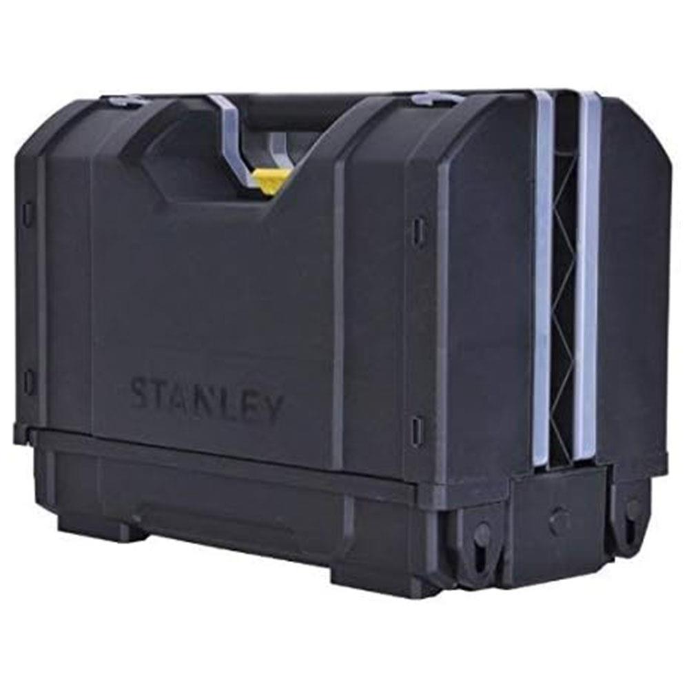 Stanley 3-In-1 Tool Organiser Combines 2 Organisers With Integral Middle Tote - Black/Yellow