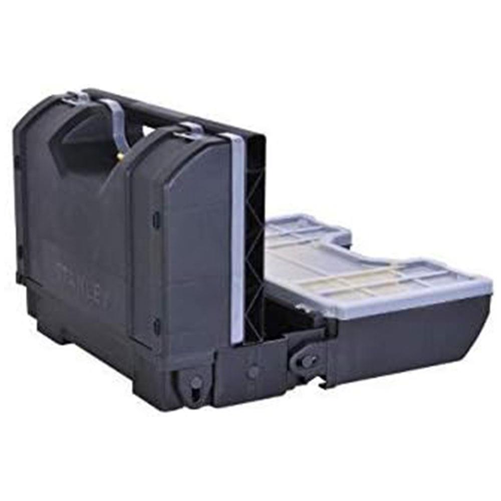 Stanley 3-In-1 Tool Organiser Combines 2 Organisers With Integral Middle Tote - Black/Yellow
