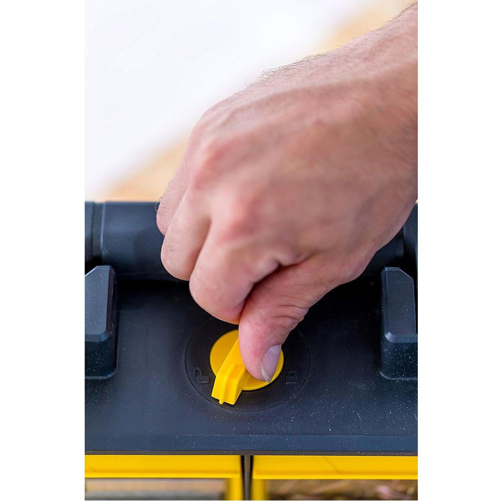 Stanley FatMax Flip Bin Deep Pro Organiser 12 Removable Compartments - Black/Yellow