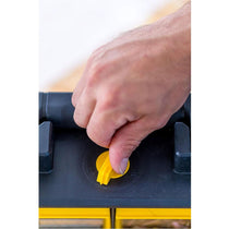 Stanley FatMax Flip Bin Deep Pro Organiser 12 Removable Compartments - Black/Yellow