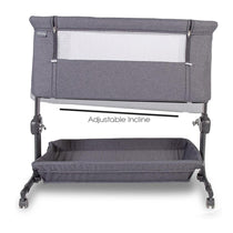 Red Kite Cozysleep Bedside Crib And Co-Sleeper - Gray