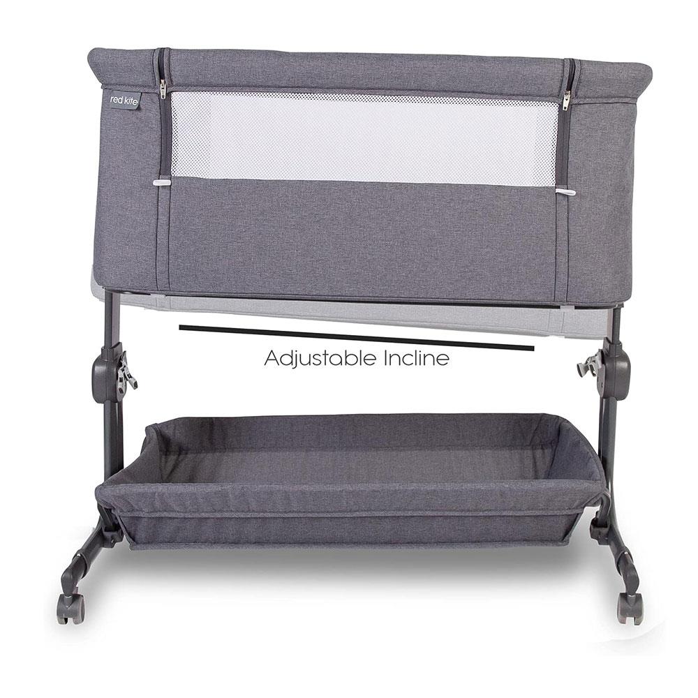 Red Kite Cozysleep Bedside Crib And Co-Sleeper - Gray