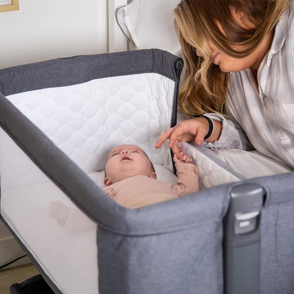 Red Kite Cozysleep Bedside Crib And Co-Sleeper - Gray