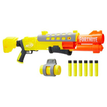 Nerf Fortnite Legendary TAC Blaster With 6 AccuStrike Mega Darts Yellow Glow Wrap - Multicolour