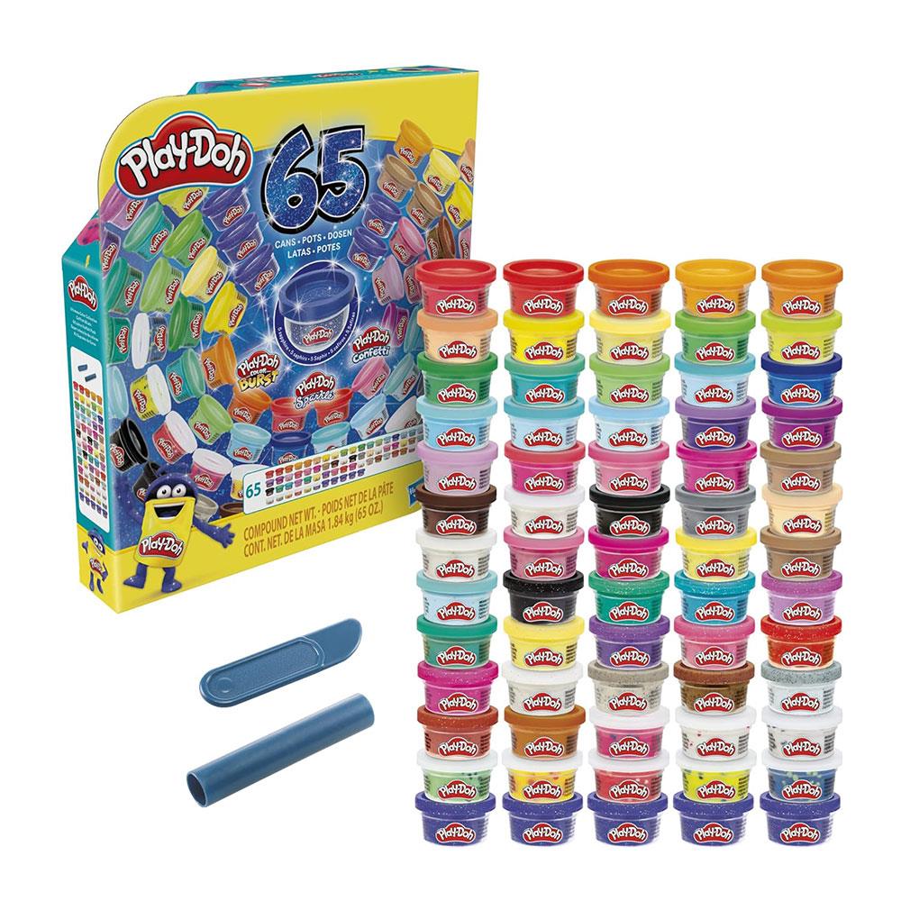 Play-Doh Ultimate Color Collection 65 Pack of Assorted Modeling Compounds - Multicolour