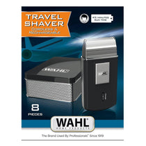 Wahl Travel Shaver Razor Cordless And Rechargeable 45 Min Run Time - Black