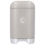 KitchenCraft Lovello Textured Coffee Caddy Geo Metal 11.5 x 11.5 x 19.5cm - Latte Cream