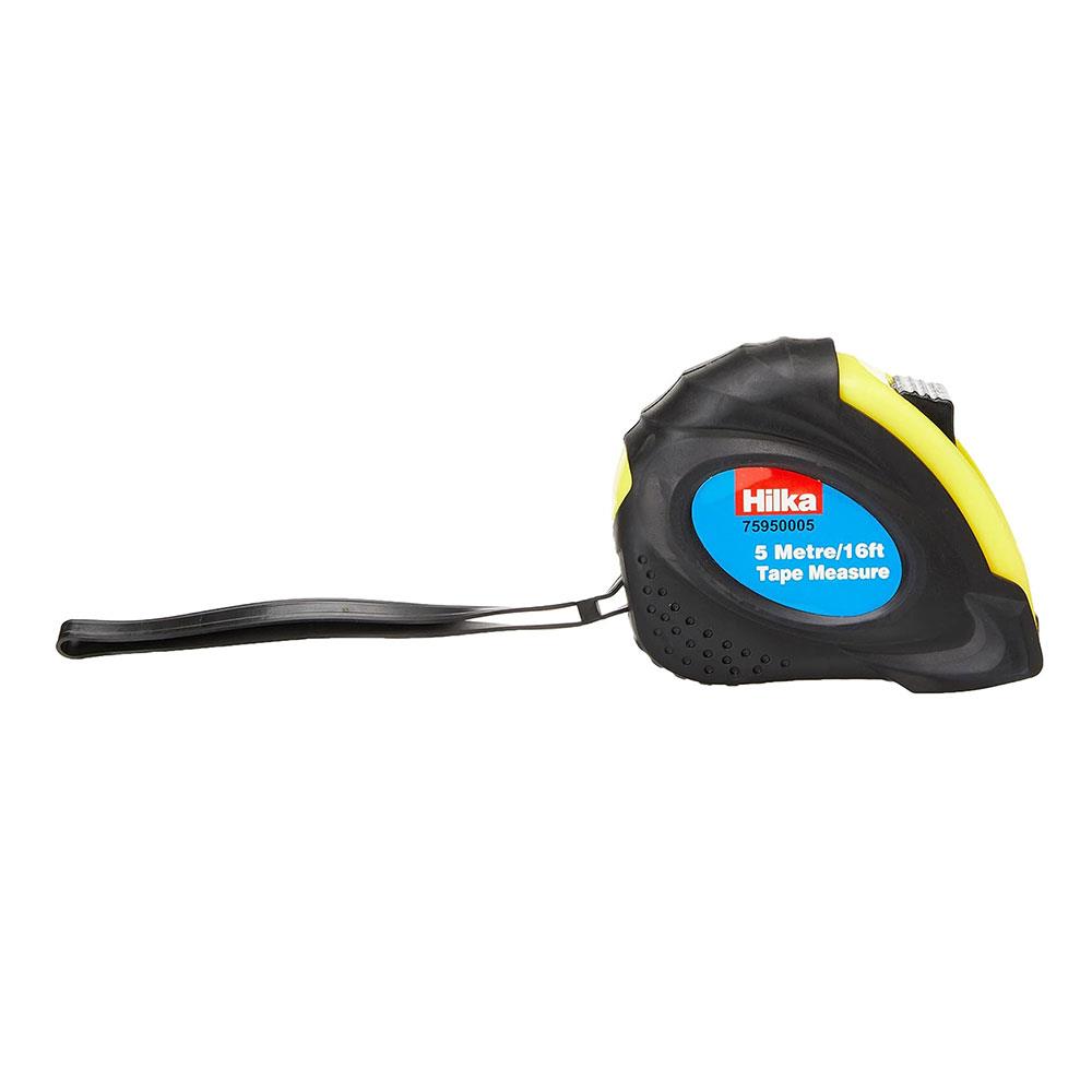 Hilka Tape Measure 5m/16ft - Black Main image