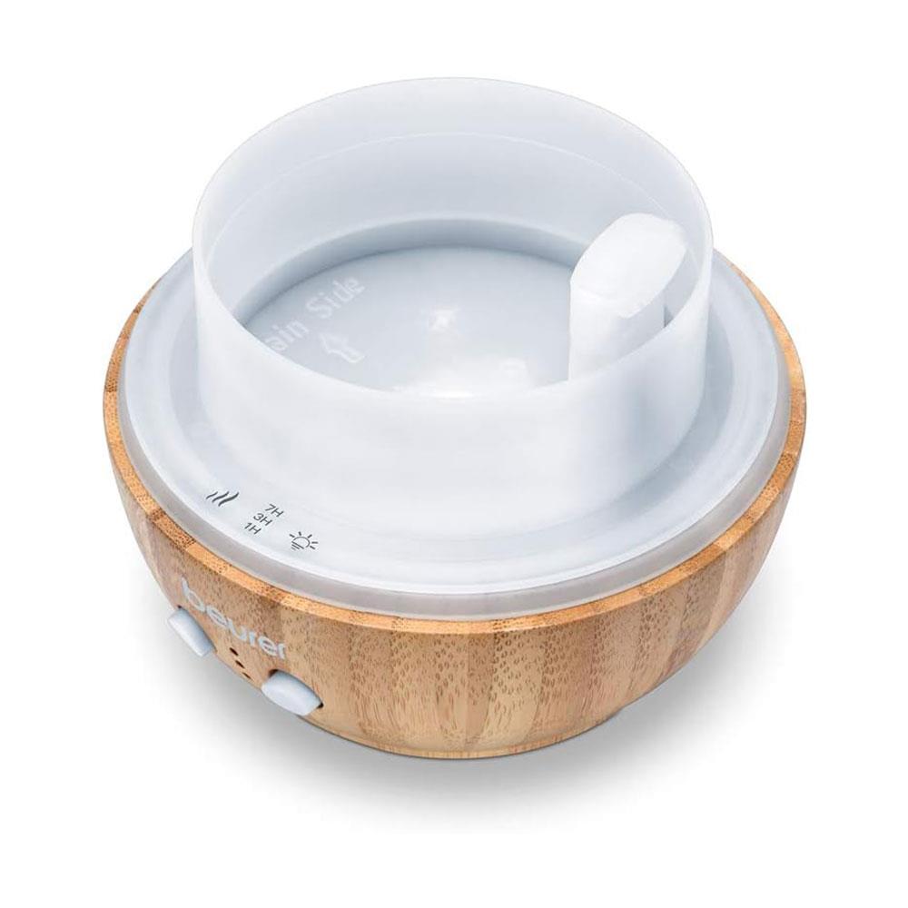 Beurer LA 40 Aroma Diffuser With Colour-Changing LED Light Timer Function - White