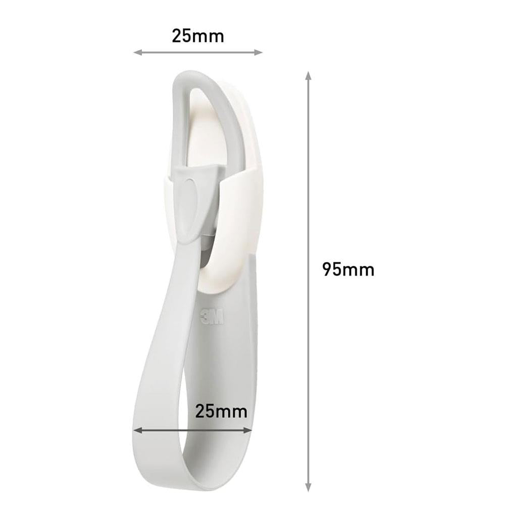 3M Command Cord Bundlers Medium 2 Bundlers And 3 Medium Strips 900g Holding Power - White