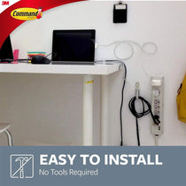 3M Command Cord Bundlers Medium 2 Bundlers And 3 Medium Strips 900g Holding Power - White