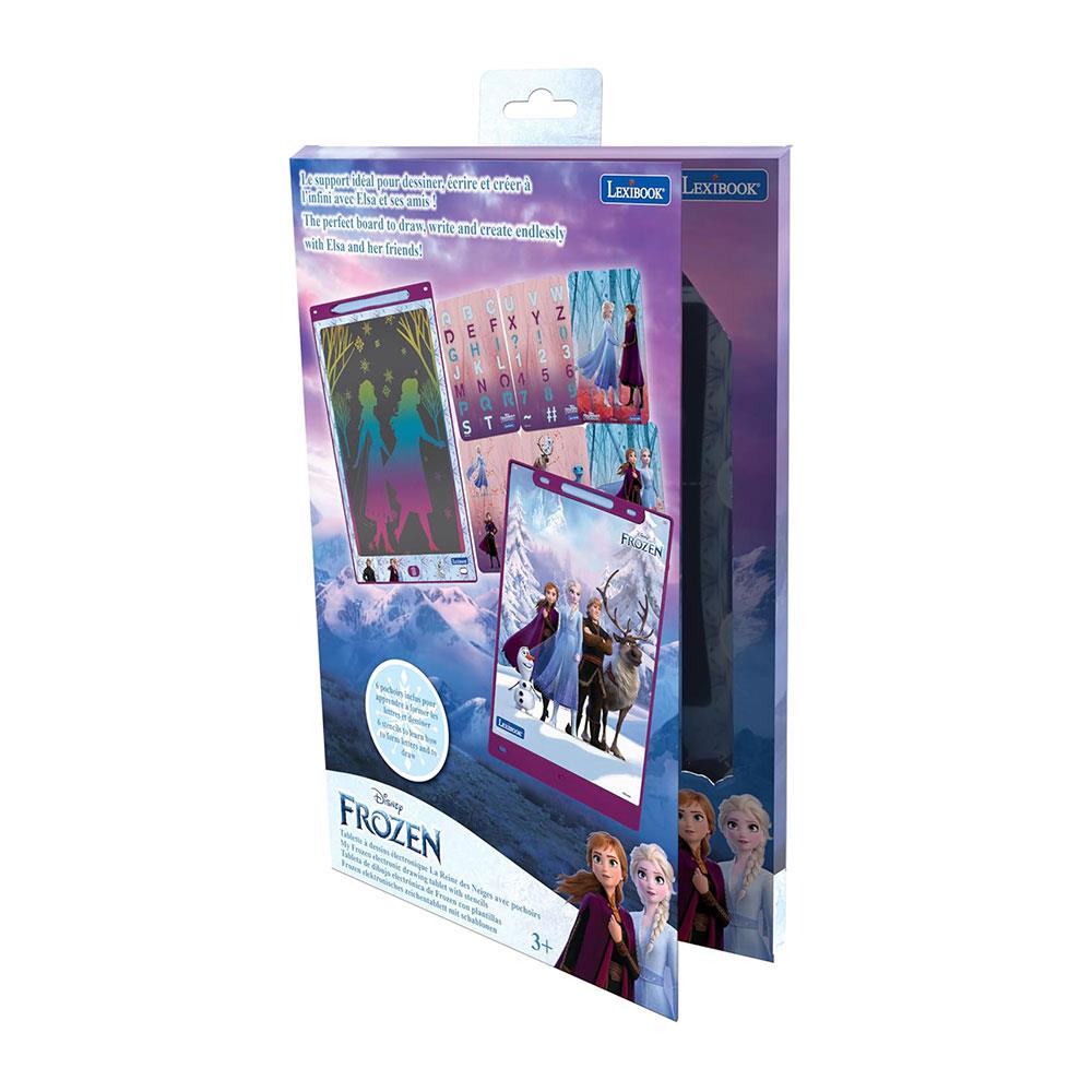 Lexibook Frozen 11 Inch Learning Drawing E-ink Tablet With Stencils - Multicolour