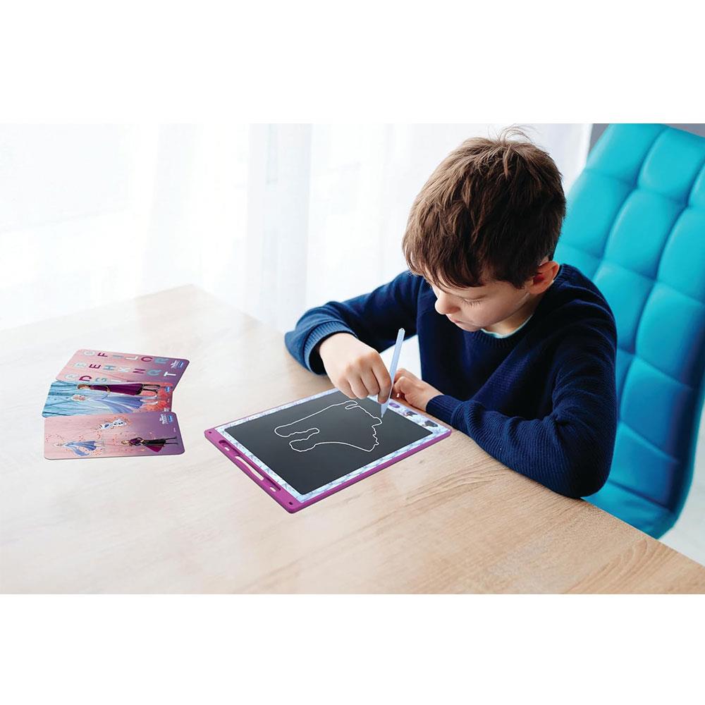 Lexibook Frozen 11 Inch Learning Drawing E-ink Tablet With Stencils - Multicolour