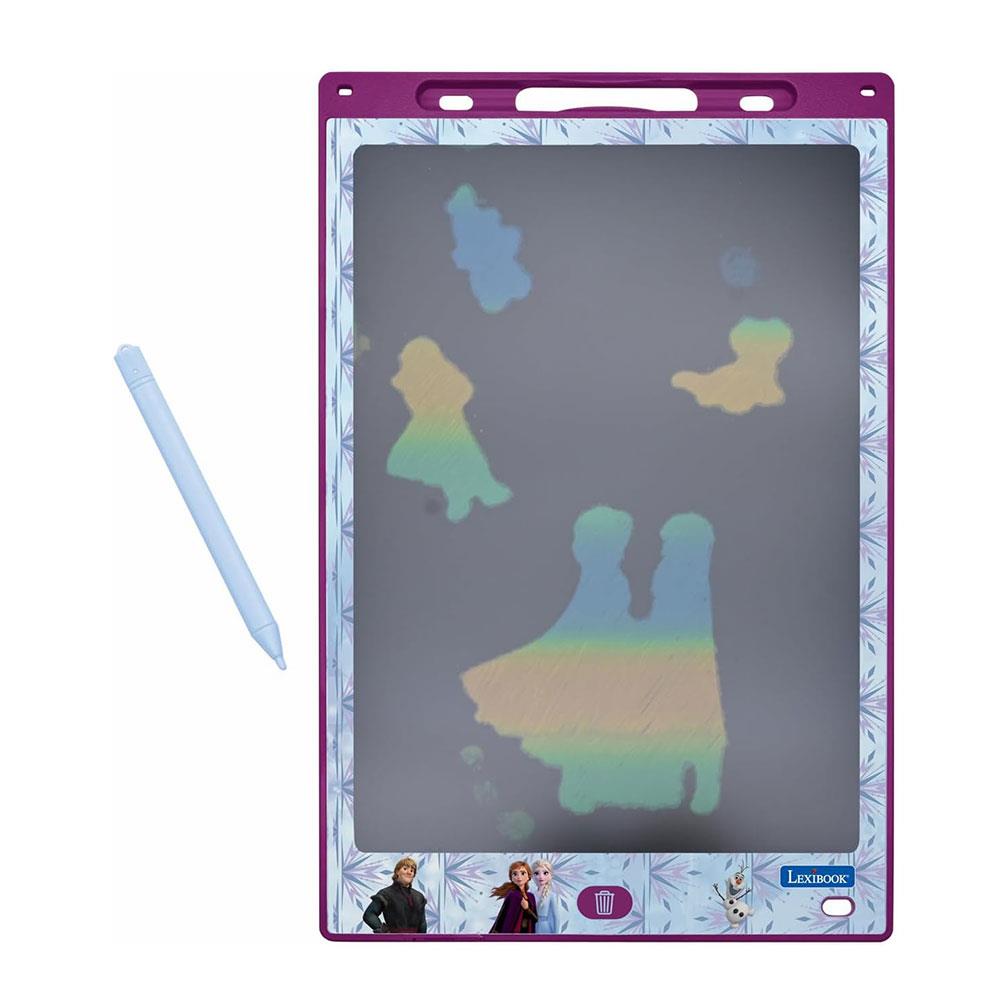 Lexibook Frozen 11 Inch Learning Drawing E-ink Tablet With Stencils - Multicolour