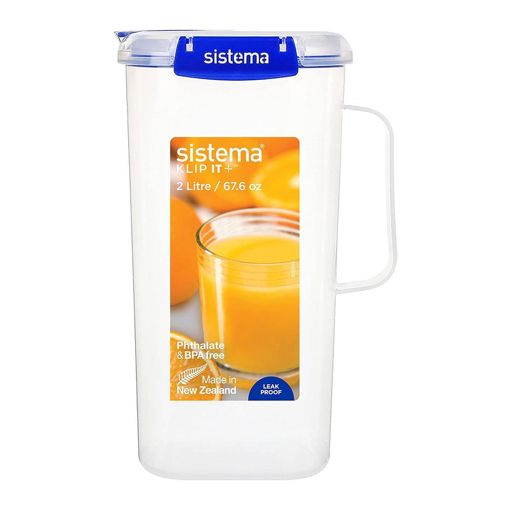 Sistema Klip It Plus Juice Jug 2 Litres - Transparent Main image