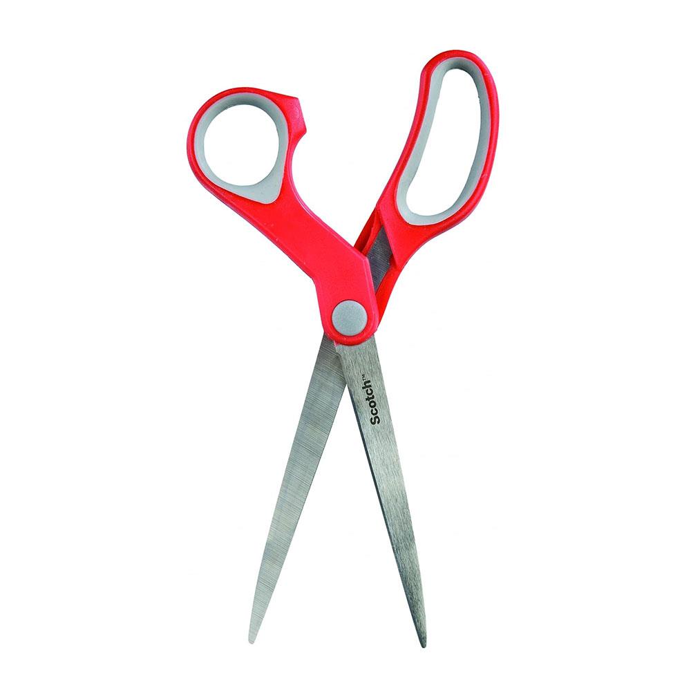 Scotch Comfort Scissors 18cm With Soft Grip Handle Stainless Steel - Red Secondary image