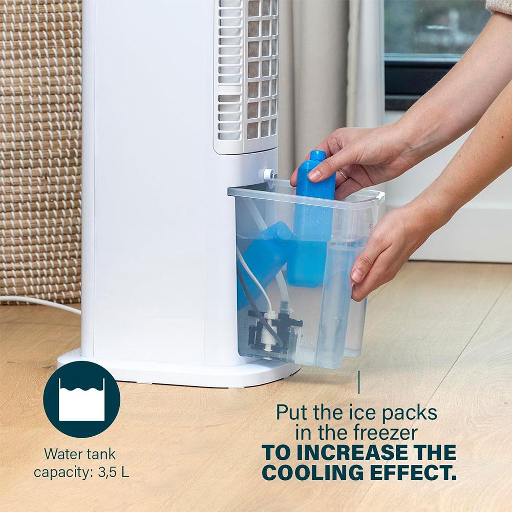 Princess Smart Air Cooler With 3 Speed Settings 70W 3.5 Litre - White