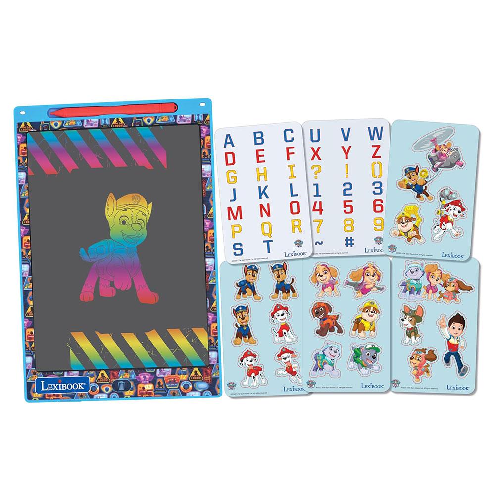 Lexibook Paw Patrol 11 Inch Learning Drawing E-ink Tablet With Stencils - Multicolour
