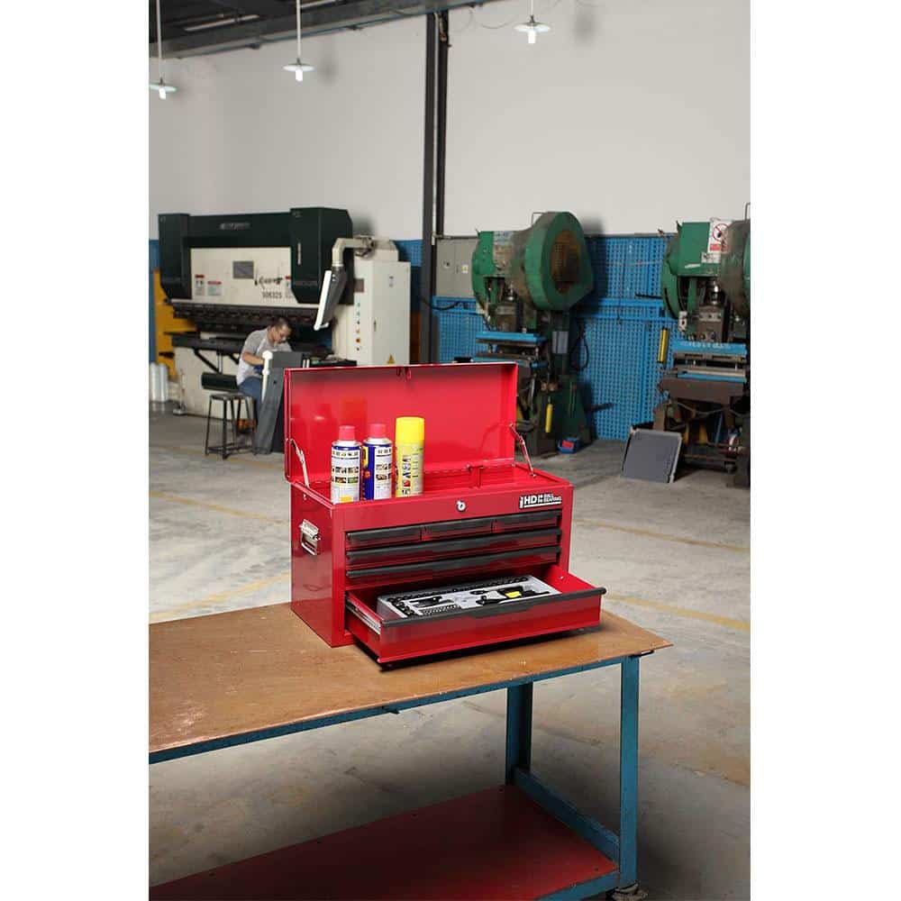 Hilka BBS Heavy Duty 6 Drawer Tool Chest - Red