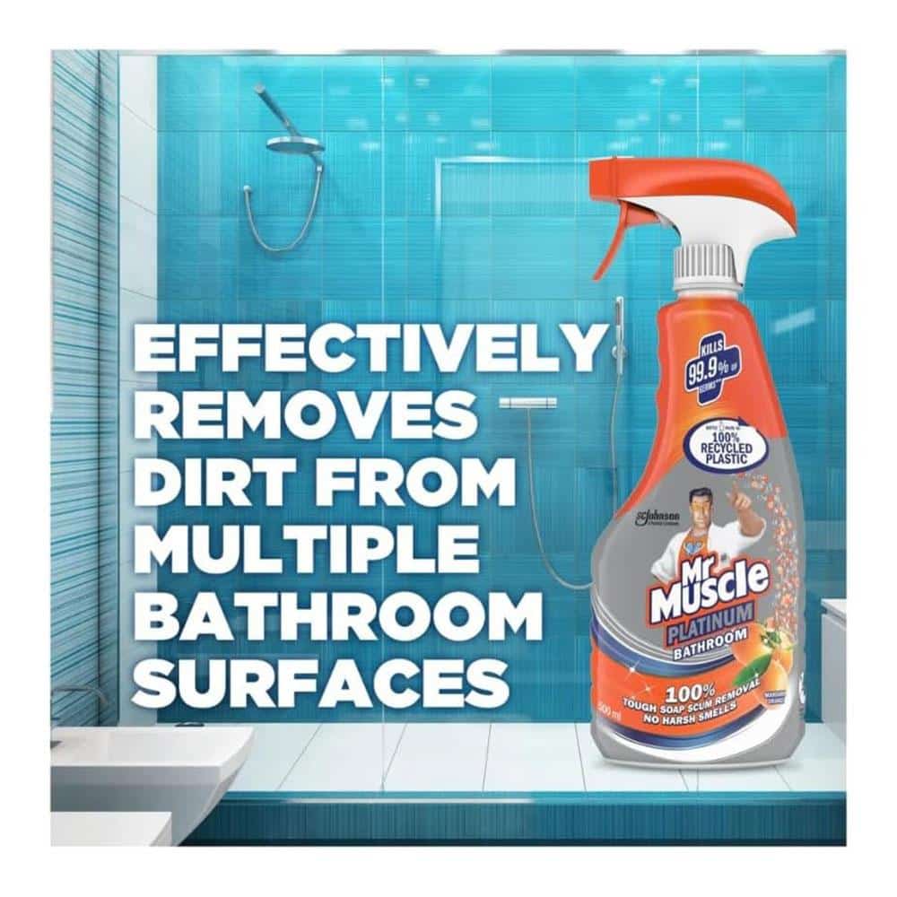 Mr Muscle Platinum Bathroom Spray - 500ml