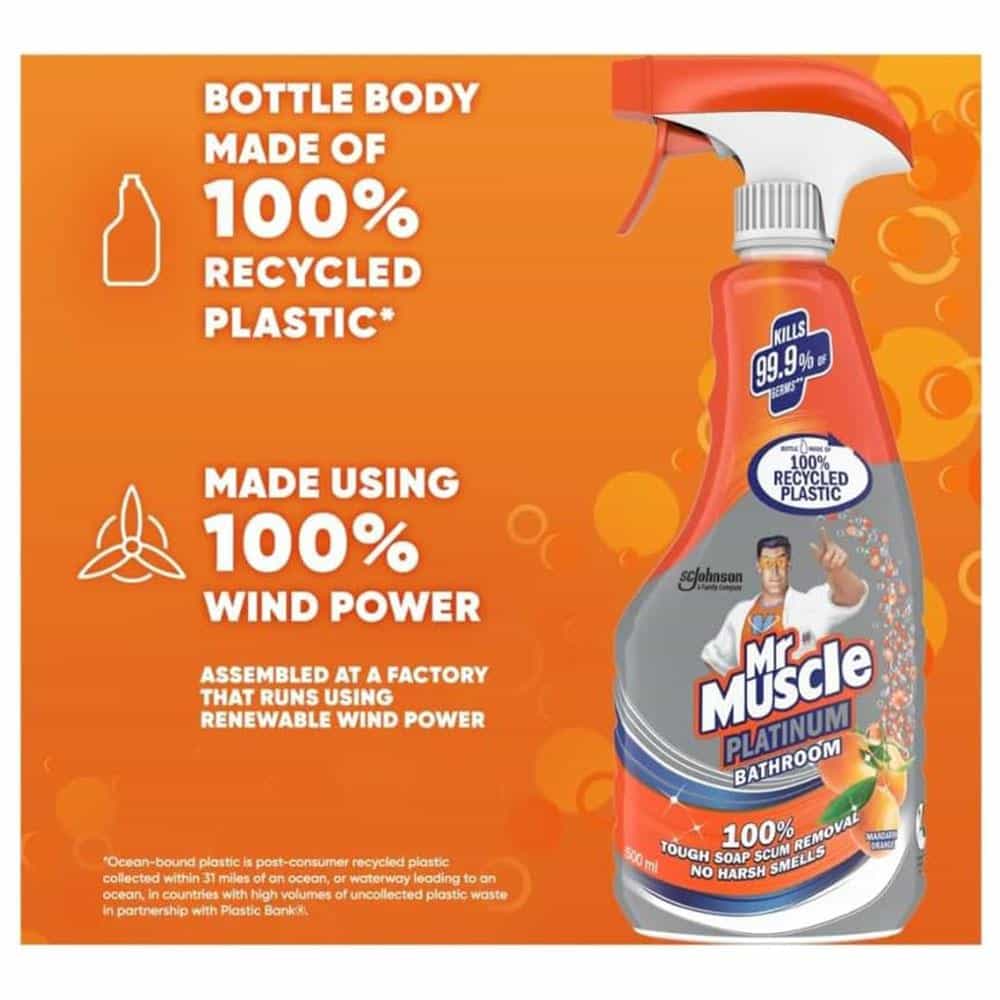 Mr Muscle Platinum Bathroom Spray - 500ml