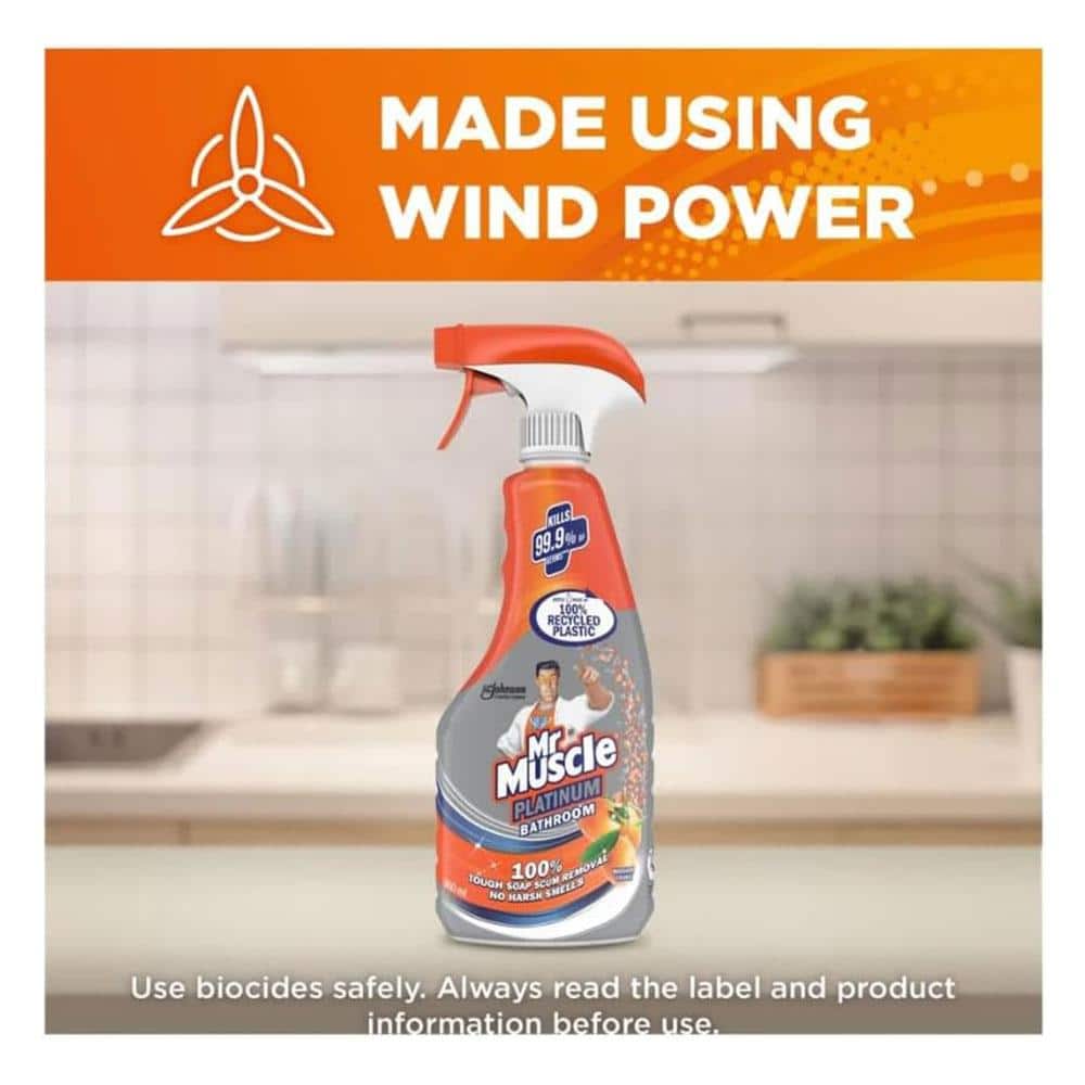 Mr Muscle Platinum Bathroom Spray - 500ml
