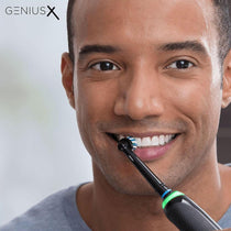 Oral-B Genius X Electric Toothbrush With Artificial Intelligence 1 Toothbrush Head And Travel Case - Black