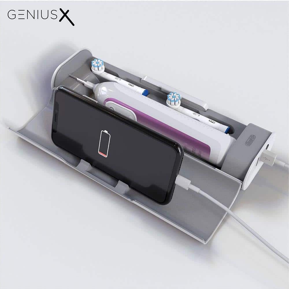 Oral-B Genius X Electric Toothbrush With Artificial Intelligence 1 Toothbrush Head And Travel Case - Blush Pink