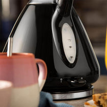 Russell Hobbs Traditional Electric Kettle Stainless Steel 3000W 1.7L Black