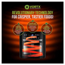 Tower Eco Saver Air Fryer 6 Litre with Vizion Viewing Window Black