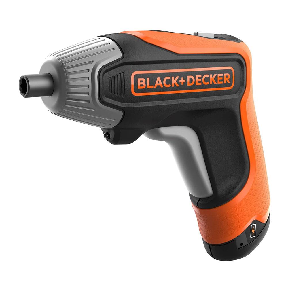 Black & Decker 3.6V Li-ion Cordless Rapid Driver Screwdriver With 2A Charger Storage Case - Orange/Black Main image