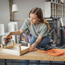 Black & Decker 3.6V Li-ion Cordless Rapid Driver Screwdriver With 2A Charger Storage Case - Orange/Black
