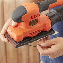Black & Decker Electric 1/3 Sheet Finishing Sander 150W 240V - Orange/Black