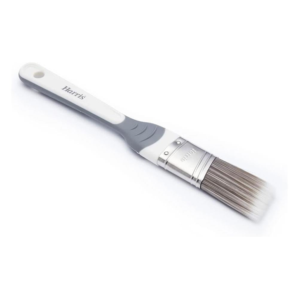 Harris Seriously Good No Loss Walls & Ceilings Angled Paint Brush 1 Inch 25mm - Silver/White