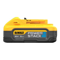 Dewalt 18V XR POWERSTACK Compact Lithium Ion 5AH Battery - Yellow/Black
