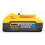 Dewalt 18V XR POWERSTACK Compact Lithium Ion 5AH Battery - Yellow/Black