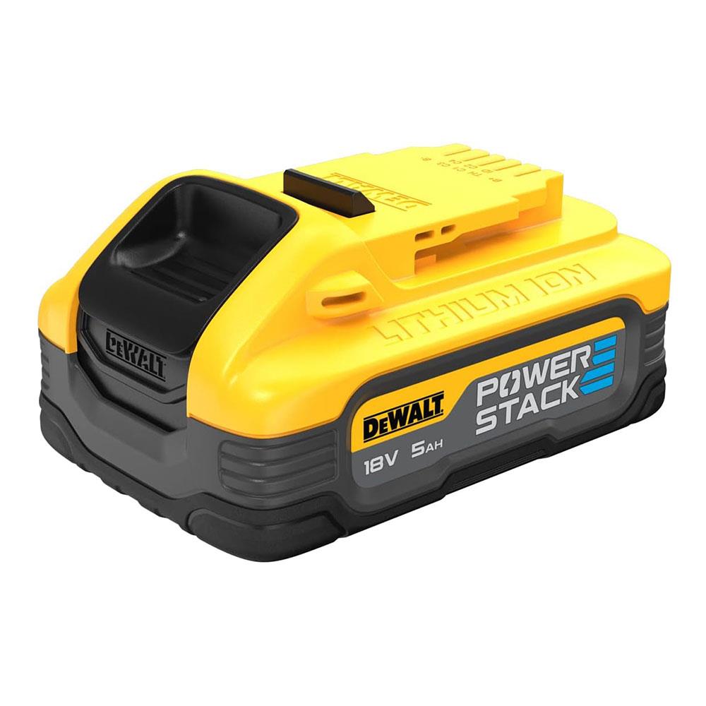 Dewalt 18V XR POWERSTACK Compact Lithium Ion 5AH Battery - Yellow/Black
